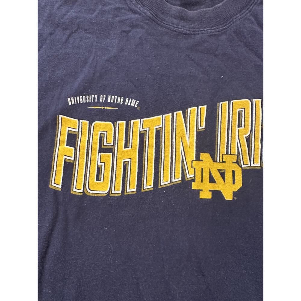 Vintage University of Notre Dame Fighting Irish College Short Sleeve Vtg T Shirt - Picture 3 of 6